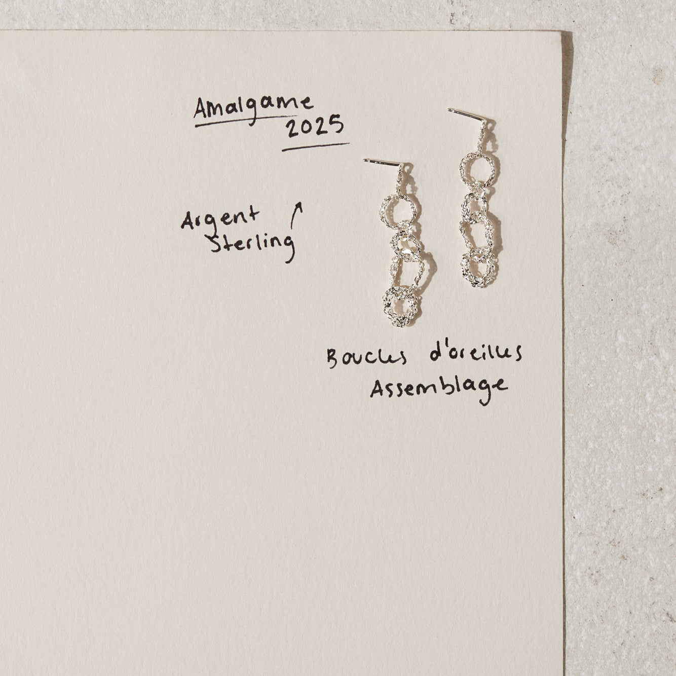 Boucles d'oreilles Assemblage - Argent sterling