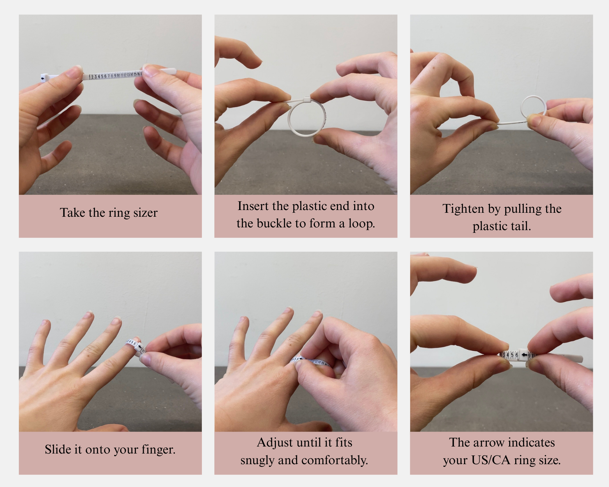 Ajustable Ring Sizer