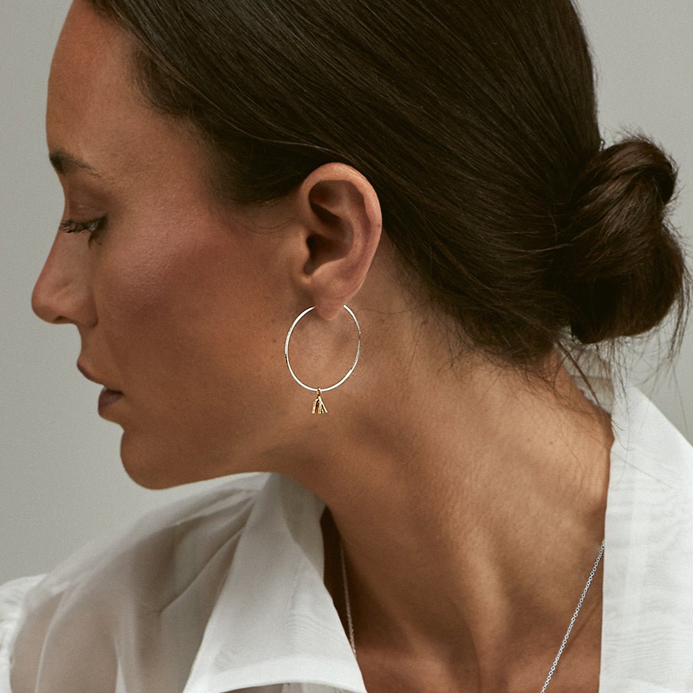 Firework Hoops Earrings - Gold Filled - 50 mm, 30 mm or 20 mm - Camillette