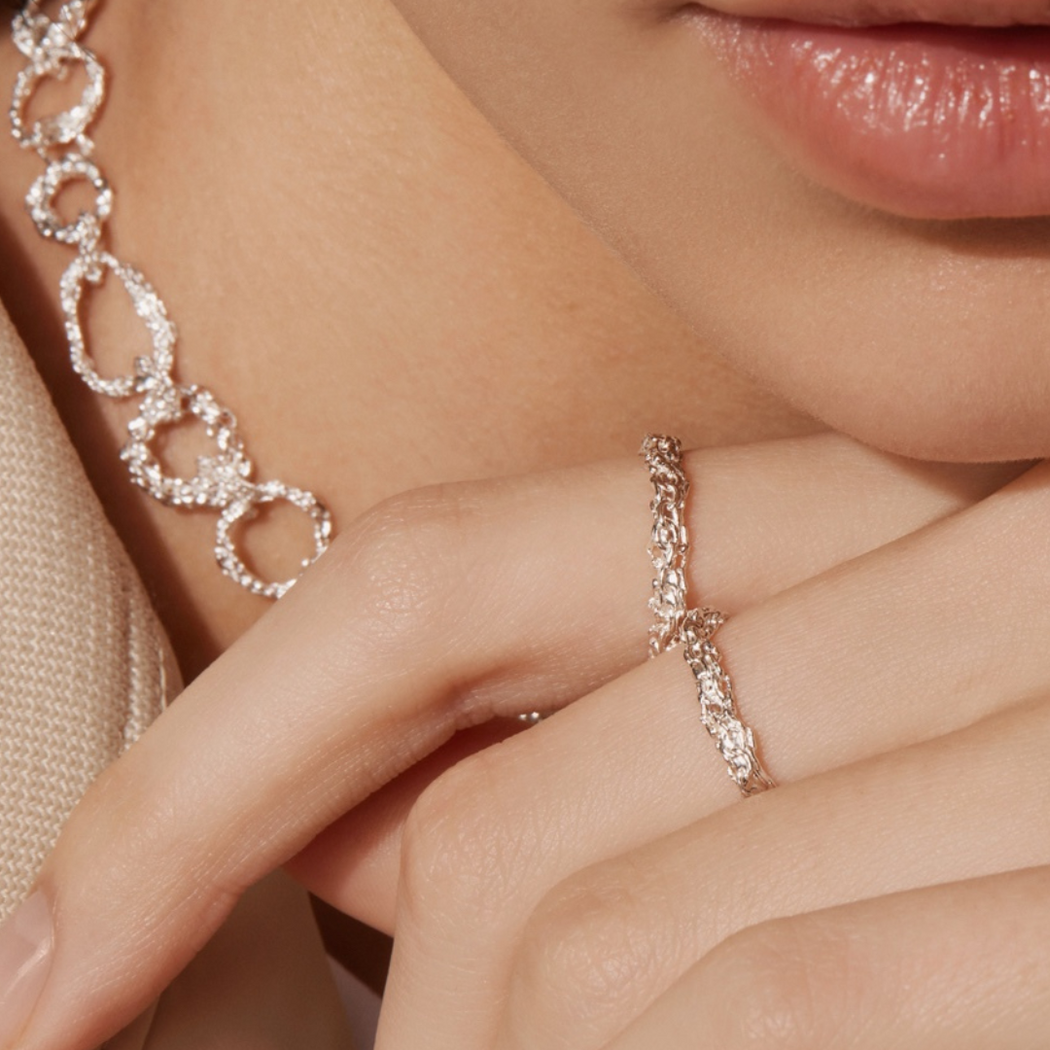 Bague Amalgame - Argent Sterling