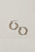 Boucles d'oreilles anneaux Amalgame - Argent Sterling - 20 mm