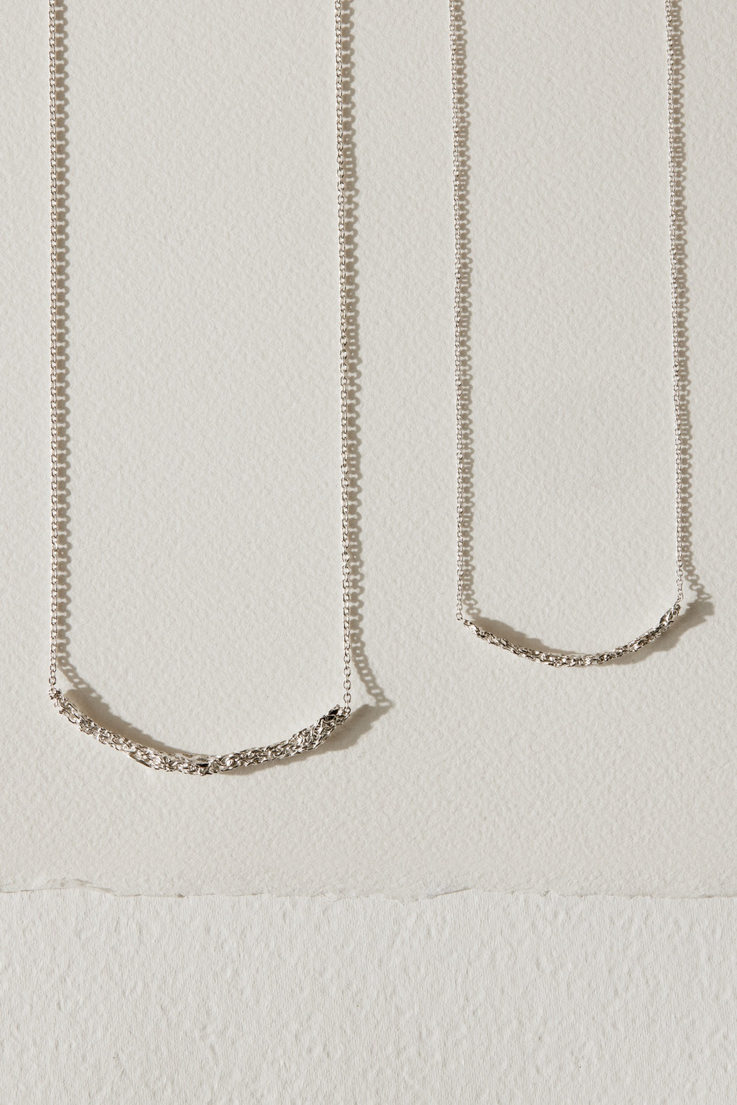 Fusion necklace, small and large