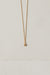 Amalgam delicate 10k gold chain necklace by Camillette Jewelry 