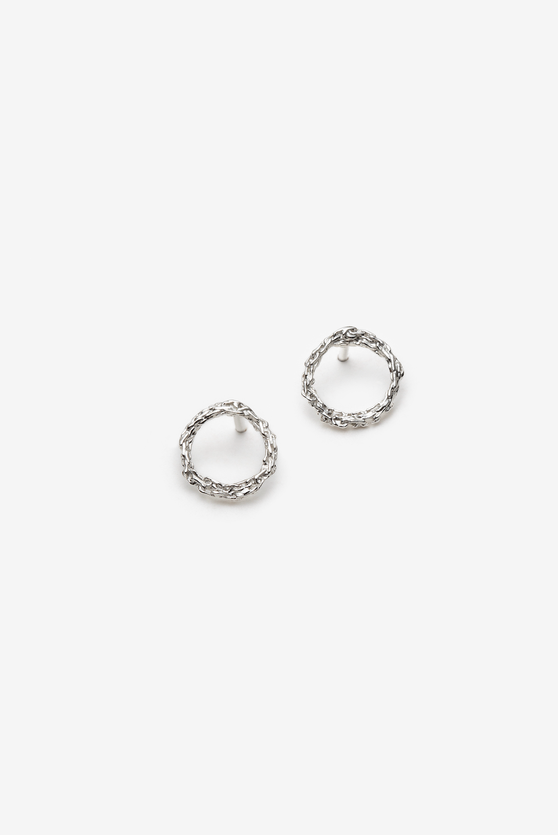 Boucles d'oreilles ronde Amalgame