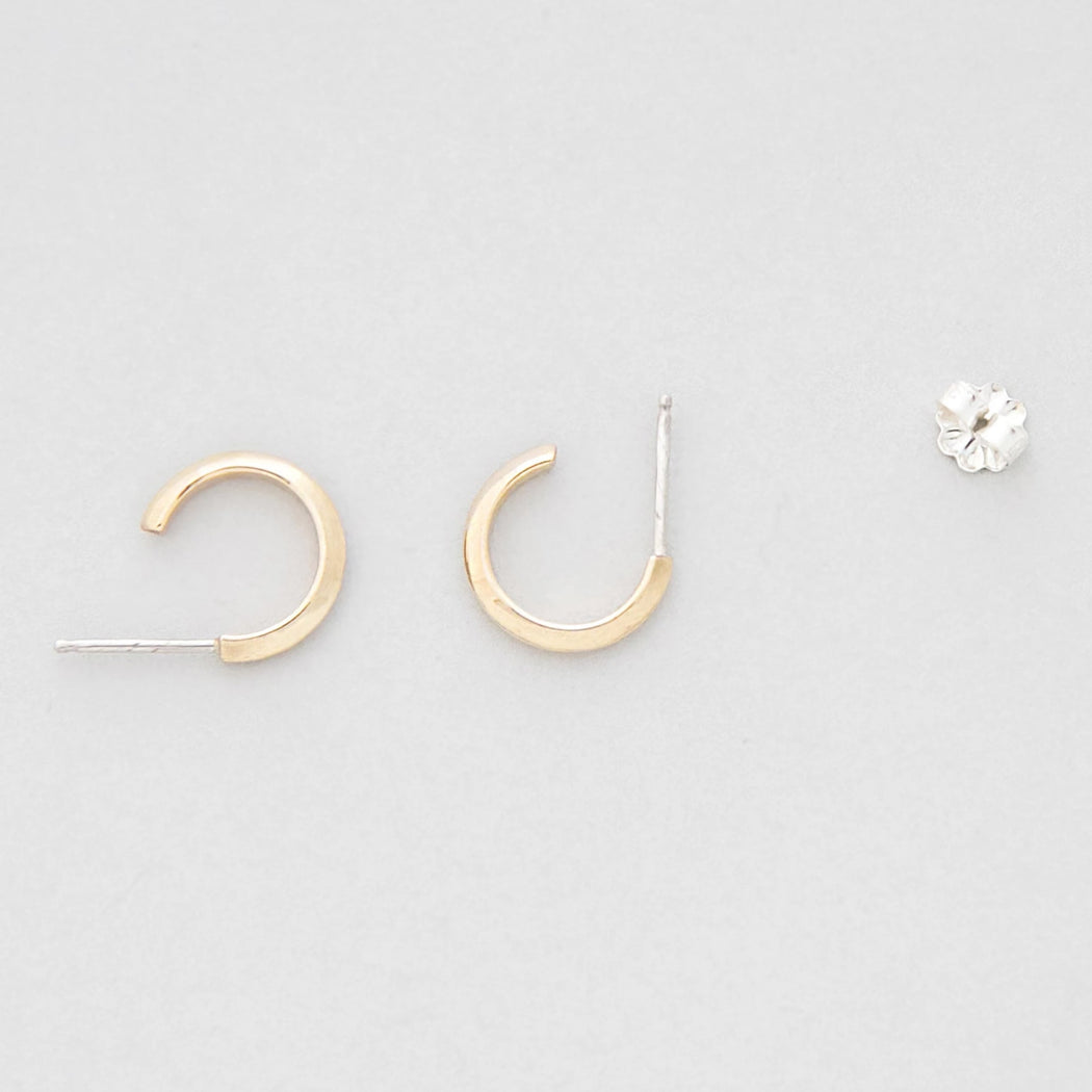 Halo Earrings – Brass or Silver - Camillette