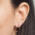 Sleepers Hoop Earrings – 10k Rose Gold - Monochrome - Camillette
