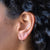 15mm Sleepers Hoops Earrings – 10k Rose Gold – Medium - Camillette