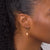 Basic Gold Filled Hoop Earrings - Ivory Pearl - 24mm - Camillette
