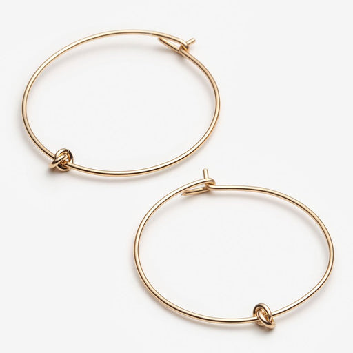 Hoop Earrings Prelude – Gold Filled – Large - Camillette