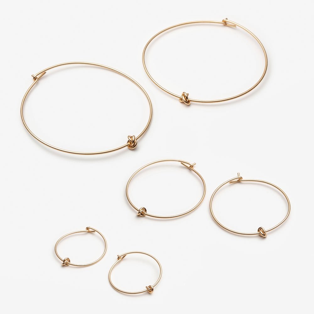 Hoop Earrings Prelude – Gold Filled – Small/Medium - Camillette