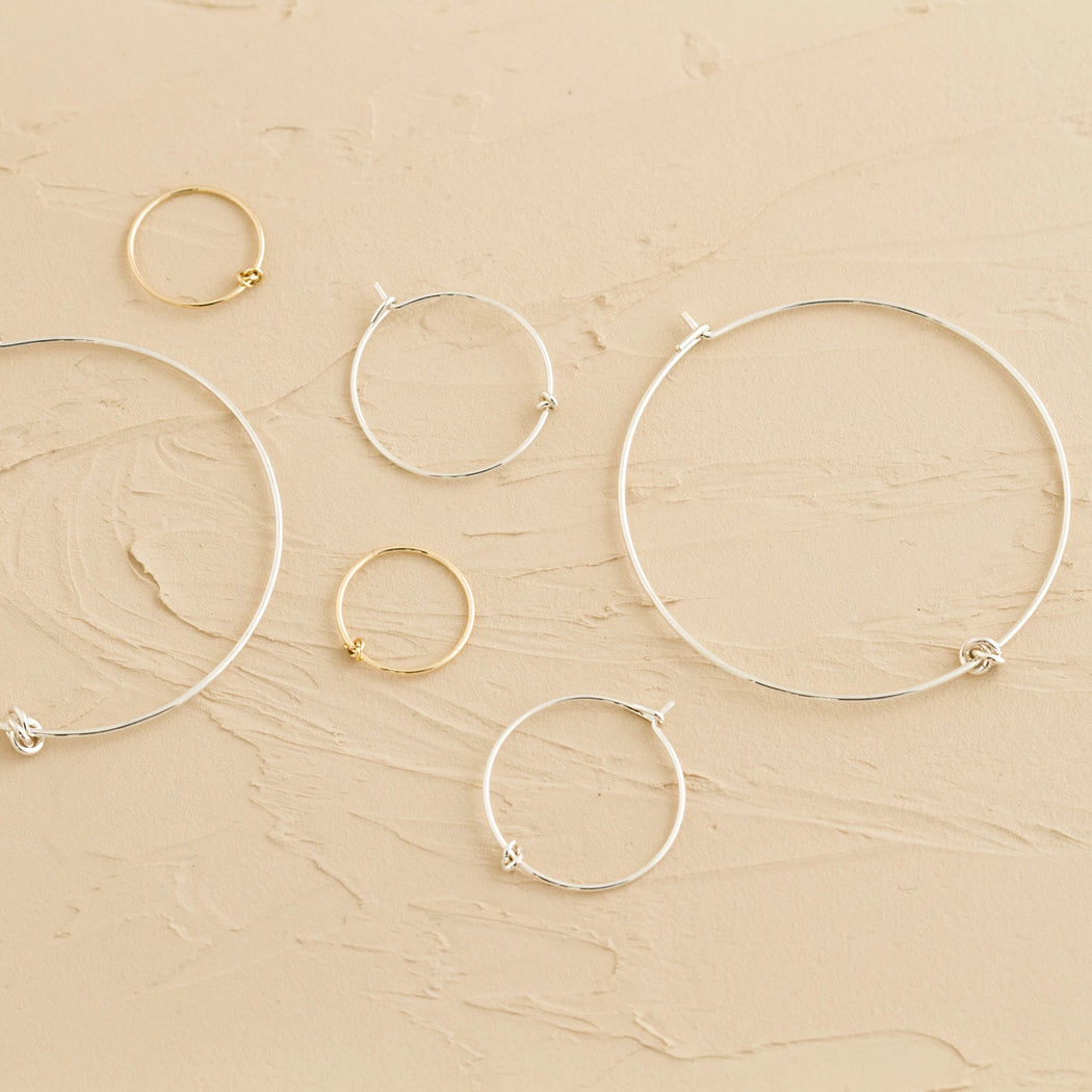 Hoops Earrings – Silver – Small / Medium - Camillette