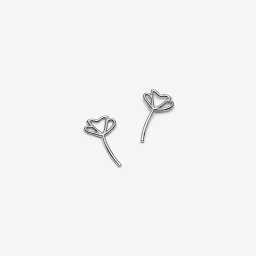 Poppy Earrings - Silver - Camillette