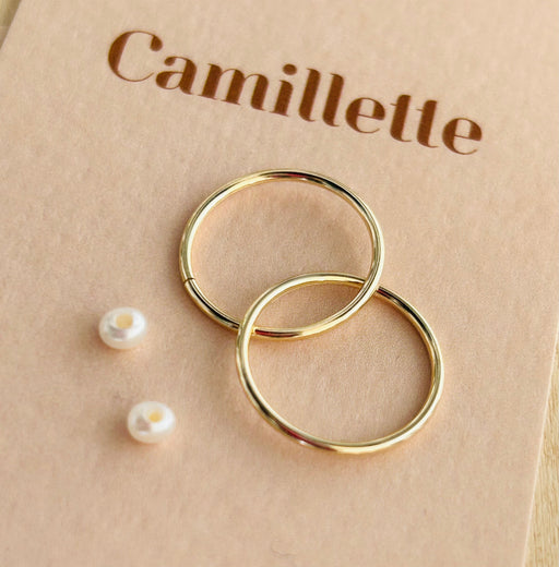 Replacement Freshwater Pearl for Sleeper Earrings Sizes 12mm, 15mm and 20mm - Camillette