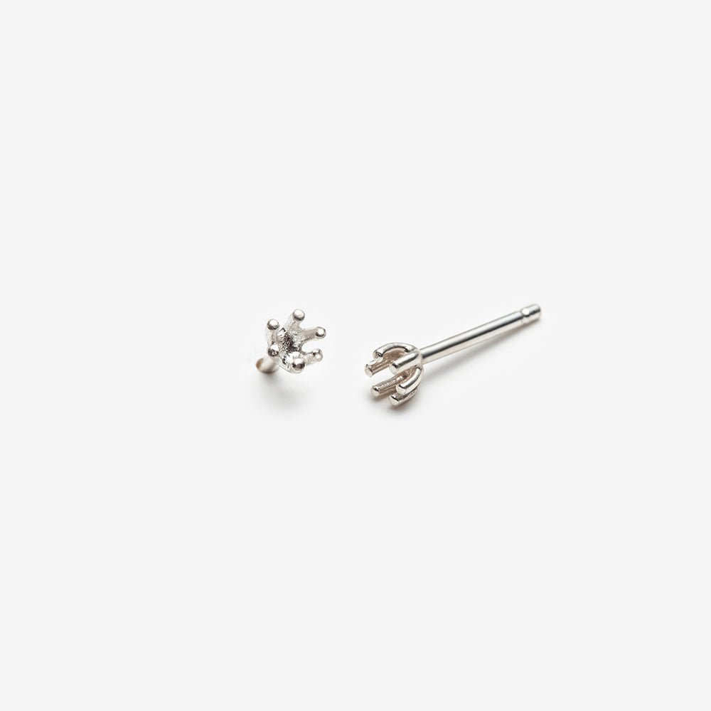 Spark Set - Spark Stud Earrings & Spark Necklace - Sterling Silver - Camillette