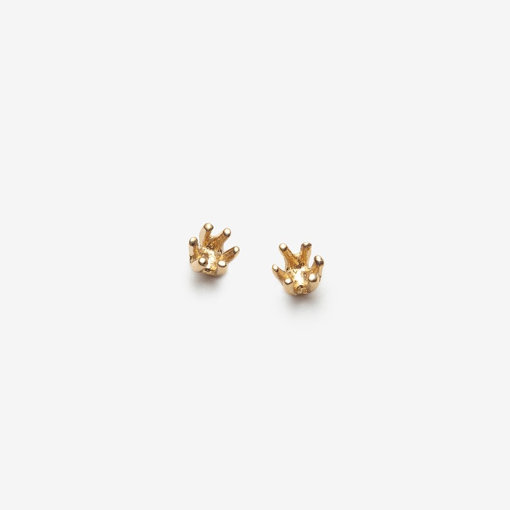Spark Stud Earrings - 14k Gold - Camillette