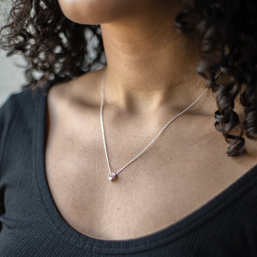 Trois Necklace - Sterling Silver - 16" or 18" - Camillette