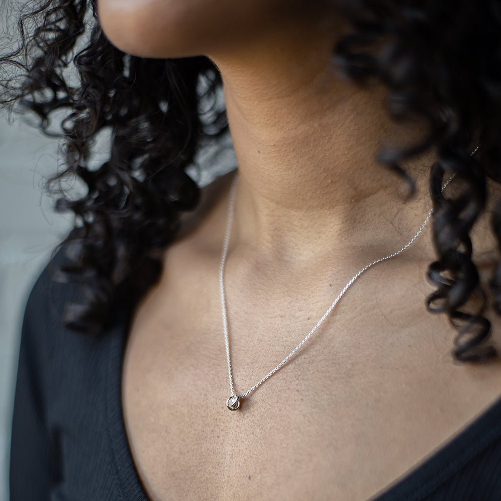 Trois Necklace - Sterling Silver - 16" or 18" - Camillette